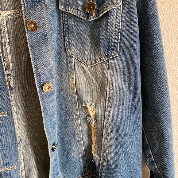 Distressed Jean Jacket - Picture 4 of 4